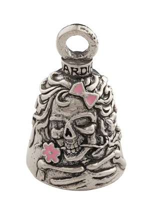 Lady Skull Pink Enamel